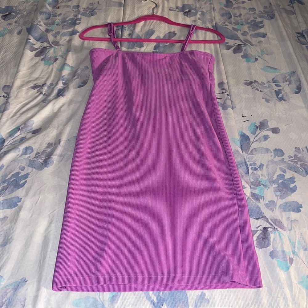 Fashion nova purple mini dress